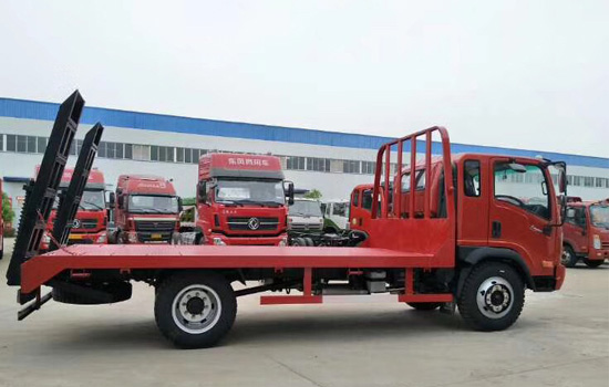 【國六】大運小黃牌單橋平板車