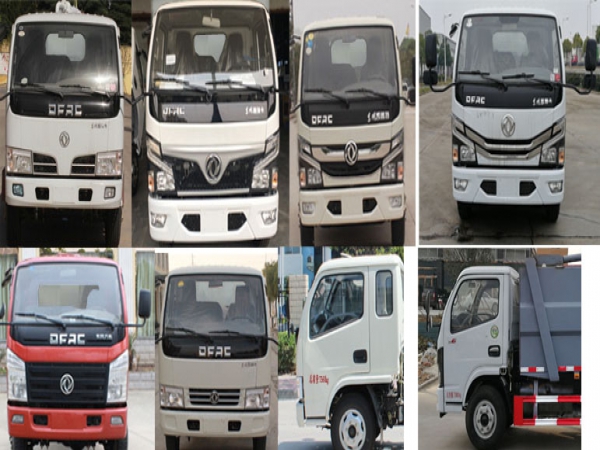 東風(fēng)小多利卡國六后裝高位掛桶壓縮式垃圾車