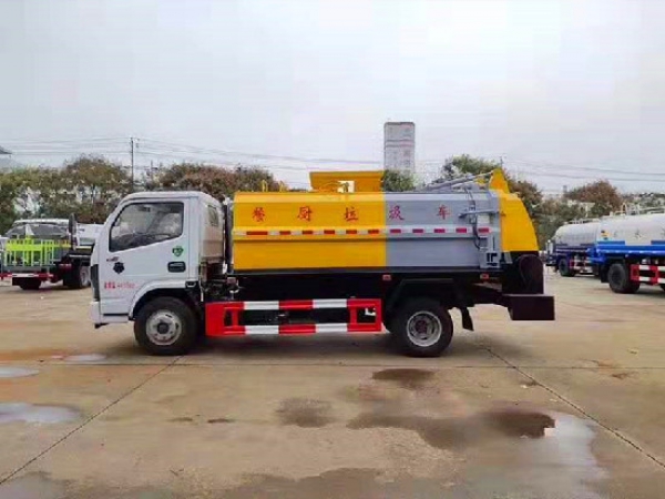 東風(fēng)小多利卡國(guó)六4方藍(lán)牌餐廚垃圾車