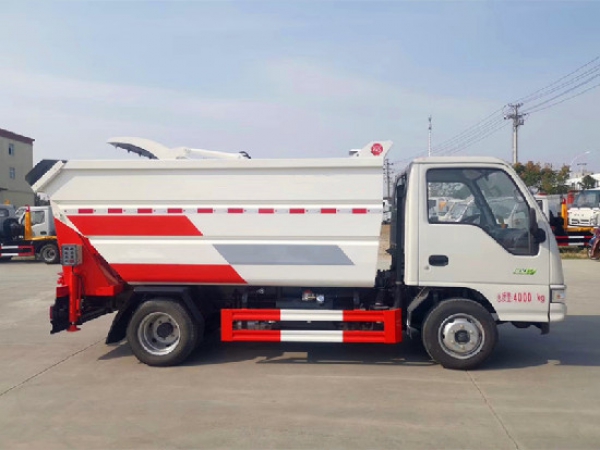 江淮康鈴國(guó)六4方后掛桶自裝卸式垃圾車(chē)