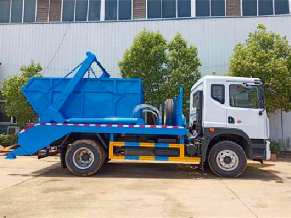 東風(fēng)多利卡D9國(guó)六8~12方擺臂式垃圾車(chē)