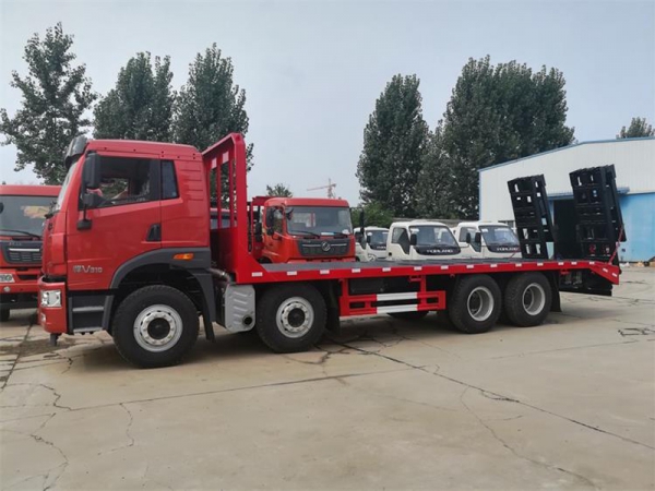 （國(guó)六）解放悍V前四后八平板運(yùn)輸車(chē)