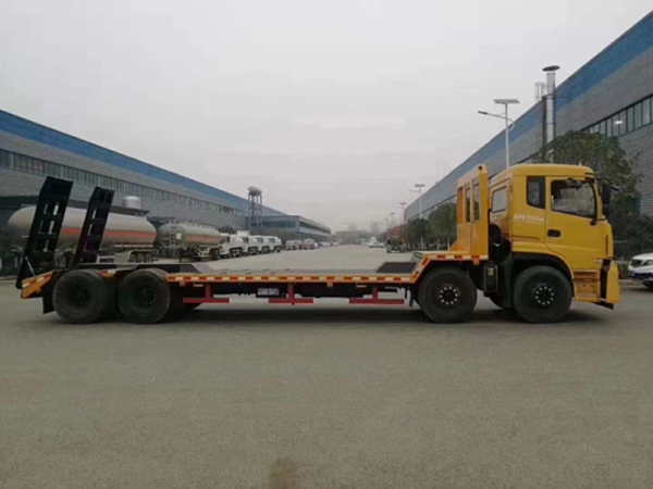 (國五)程力前四后八凹板平板拖車