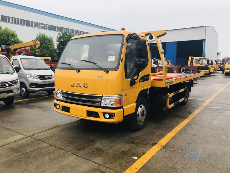 國(guó)六江淮康玲藍(lán)牌一拖二清障車