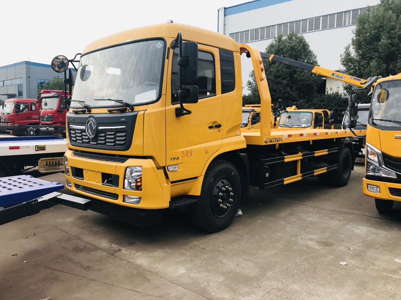 東風(fēng)天錦10噸平板清障車