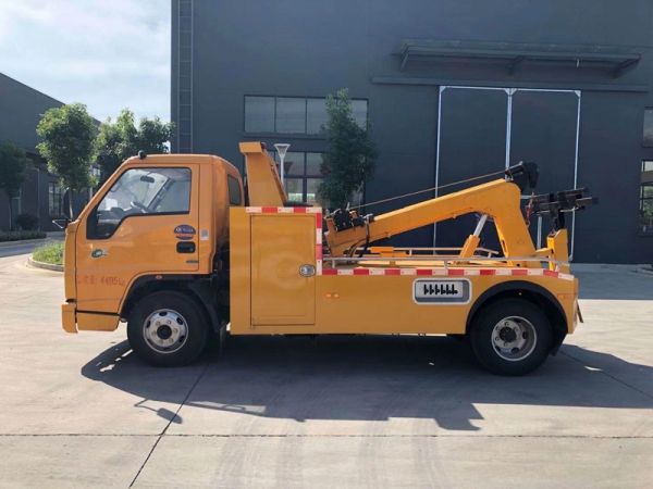 國(guó)六江鈴一拖一清障車拖吊聯(lián)體式