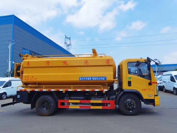 東風福瑞卡12.5方清洗吸污車,聯(lián)合疏通車