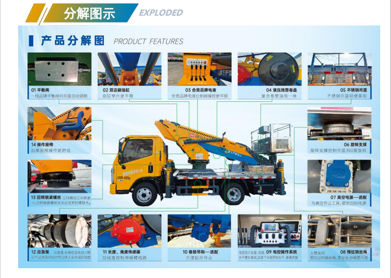 江鈴順達28米藍牌直臂高空作業(yè)車